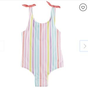 Mia & Miles Stripe Swimsuit New w/ Tags